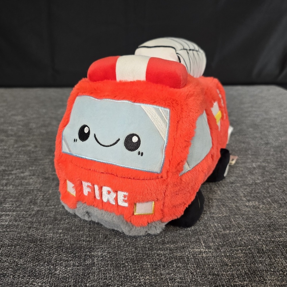 Squishable Soho NYC 12in Go Fire Truck Red White Plush Stuffed Toy No. 1 5519